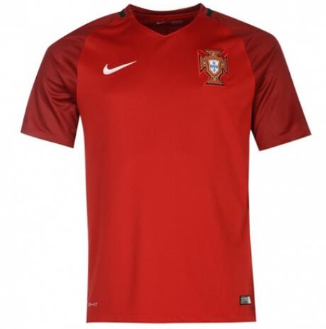 2016 Portugal Retro Home Kit Soccer Jersey